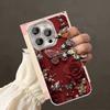 Красивый чехол с текстурой ледника и цветком бабочки для iPhone 17 Air 16 15 14 13 12 11 Pro Max Plus С защитной крышкой для стеклянной линзы