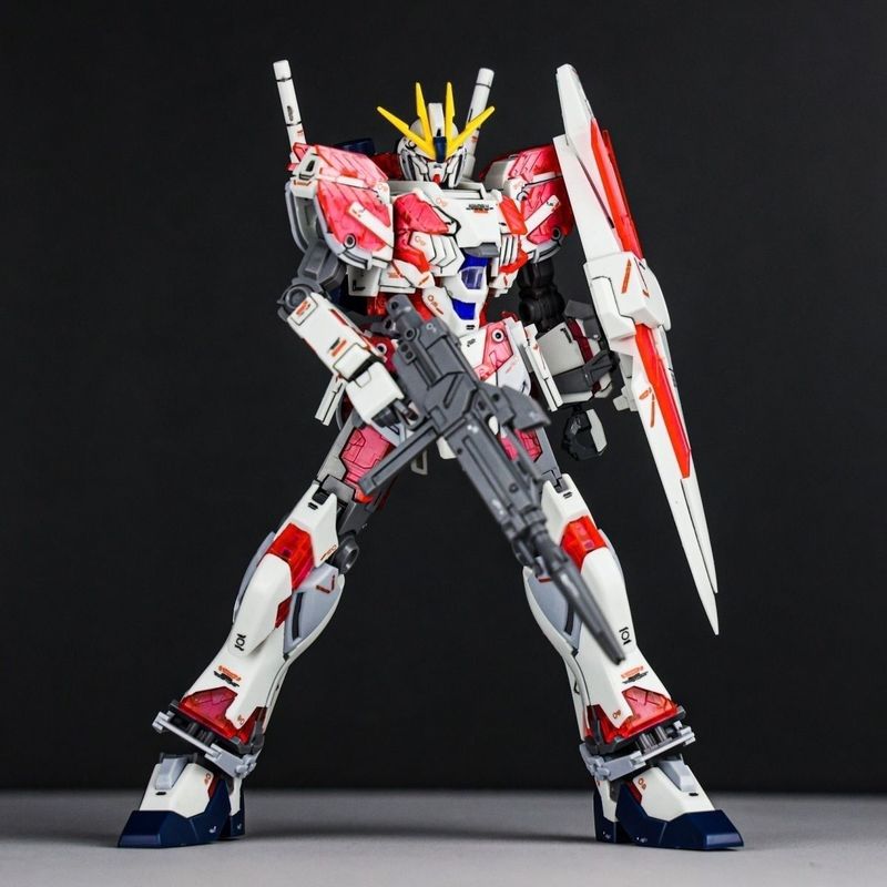 Xingju Hguc 1/144 Нарратив C Оборудование Фигурка Модель Набор Детализированное Литье Легкая Сборка Пластиковая Игрушка Идеально Для Мальчика Коллекционировать