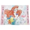 MORIPiLO Children's Pillowcase, Low-Profile, Disney Ariel and Flounder, Pink, Approx. 28x39cm, Skin-Friendly 100% Cotton, Washable, Character Merchand