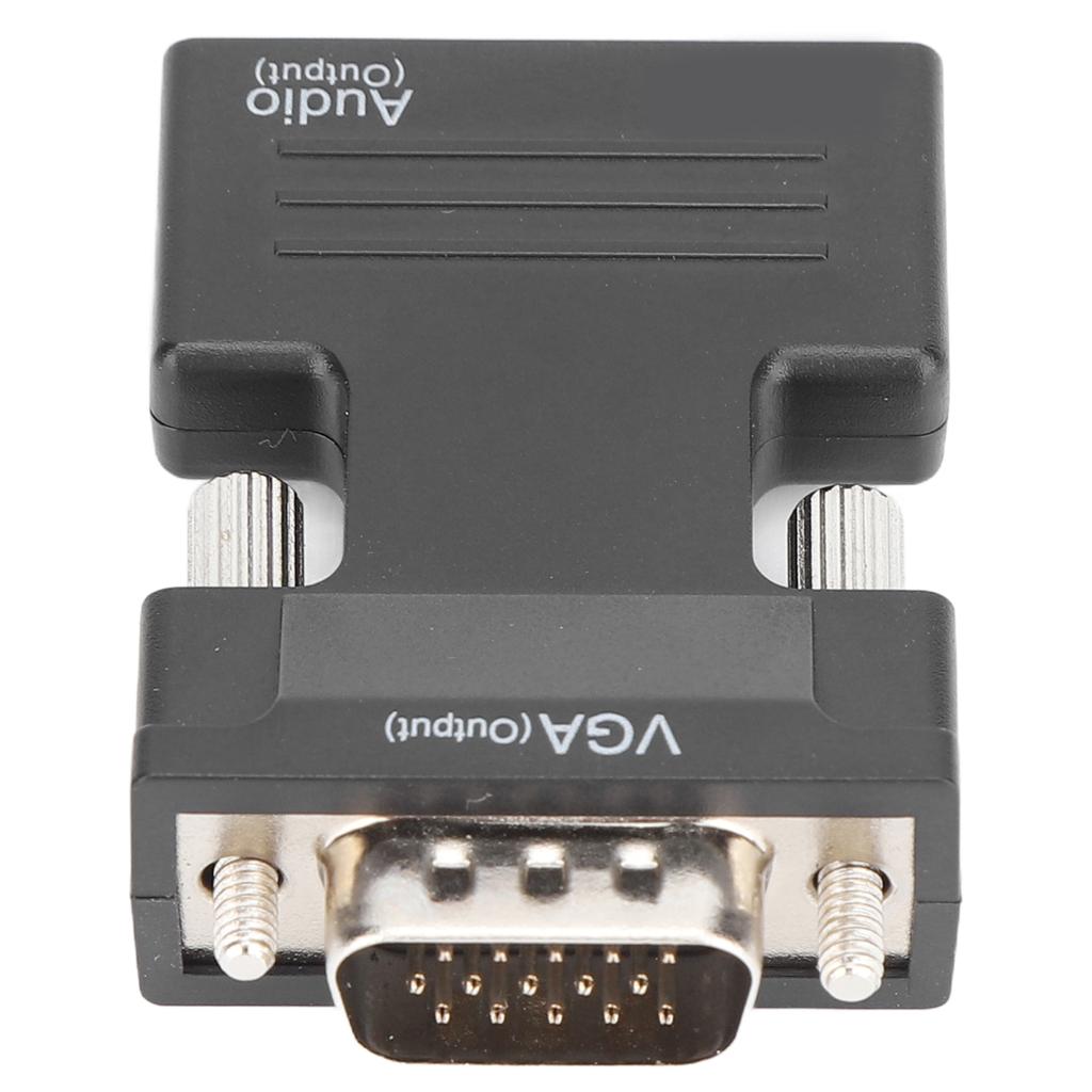 Мультимедийный интерфейс HD Female to VGA Male Converter с аудиокабелем 3,5 мм для ноутбуков, ПК, мониторов