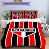 Paulo Fc Emblem Printed Pattern Duvet Cover Set – includes 1 duvet cover and 2 matching pillowcases Bedroom decor Christmas gifts