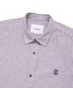 COVERNAT Drawing Stripe Half Shirt Purple