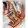 14 Momme 100% Natural Twill Silk Scarf for Women Double Side Female Foulard Shawl Wrap Square Pashimina Hijab Bandana Scarves