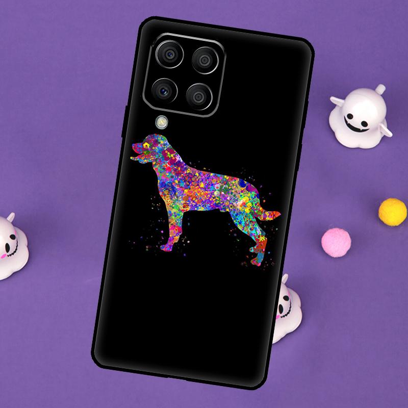 Мультяшная накладка с собакой Ротвейлером для Samsung Galaxy M32 M52 M12 M13 M33 M23 M53 M15 M55 M31 M51 M14 M34 M54 M20 Чехол