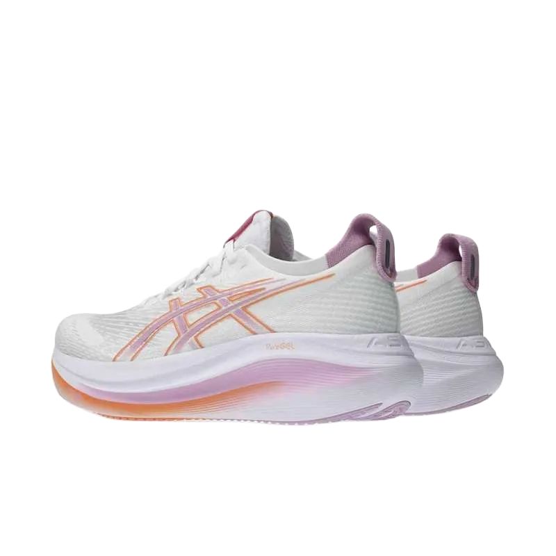 Asics Gel Nimbus 27 White Light Ube Women Sneakers 1012B753-101