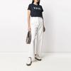 A.P.C. FW21 Logo Printed Round Neck Short Sleeve T-Shirt Women tops Blue COBQXF26944-IAK