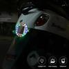 Solar Circular Warning Light Strong Brightness Flashing Light Anti Collision for Electric Scooter Commuting Safety