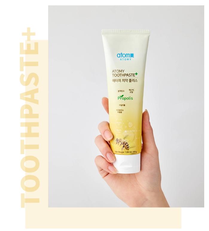 Atomy Genuine Toothpaste Natural Oral Care with Propolis Green Tea (5ea 200g)