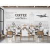 3d Кофейные настенные фрески Кофейные обои Мультфильм Кафе Магазин Ресторан Фоновые обои
