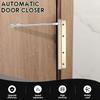 2 шт. Автоматический доводчик двери из нержавеющей стали, 4 регулируемые скорости закрывания, петля самозакрывания двери, универсальная для дома и коммерческого использования