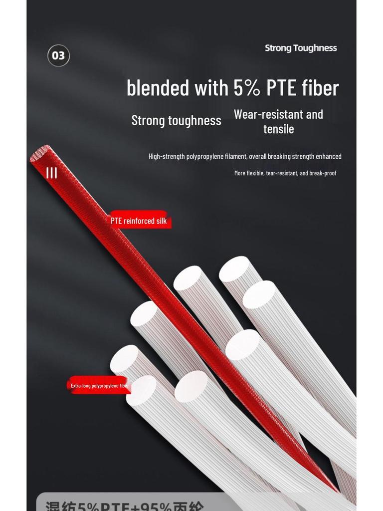 Double Buckle White Flat Lifting Sling - Thickened Tow Rope, National Standard Crane Sling