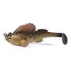 Soft Paddle Tail Baits Fishing Lures with Crankbait, Fishing Gifts, Pre-Rigged Fishing Lures, Soft Swimbaits for Bass Trout Pike Freshwater Saltwater
