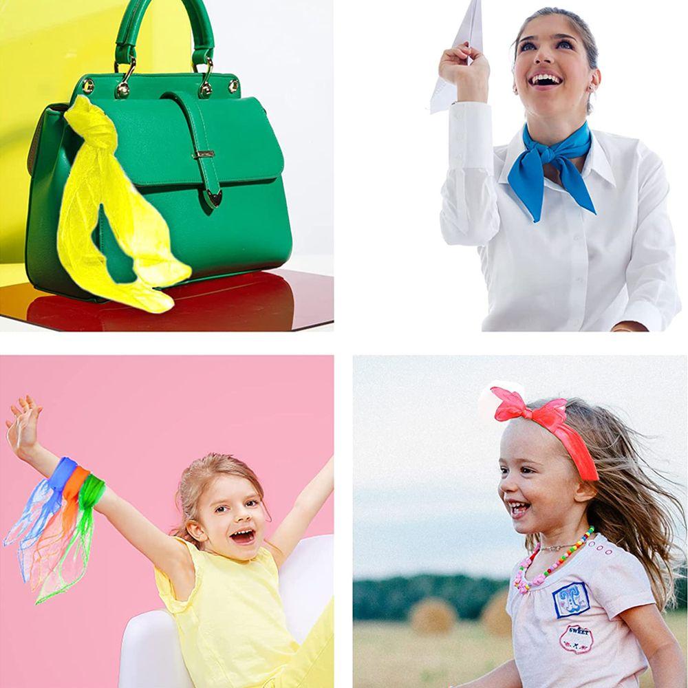 Платок для сумочки Ритм Бэнд Платки Музыкальные платки Квадратный шелковый платок для детей Танцевальные платки