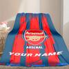 1pc Football Club Blanket, Cozy Valentine's Day Blanket, Multi-functional Nap Blanket Available Throughout the Four Seasons