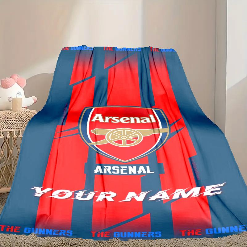 1pc Football Club Blanket, Cozy Valentine's Day Blanket, Multi-functional Nap Blanket Available Throughout the Four Seasons