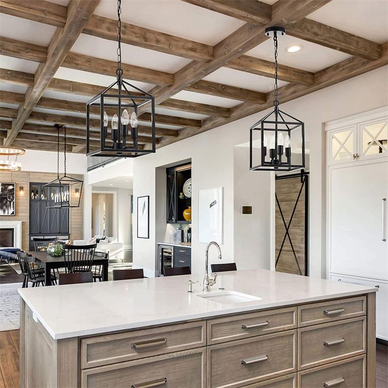 Винтажный индустриальный подвесной светильник для гостиной и ресторана - в стиле американской кантри