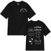 Funny Coffee Culture Fashion Print Graphic Tshirt Unisex Unisex Oneck Tees Summer Shortsleeved Cotton Loose Harajuku Tshirt