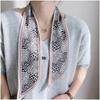 Diagonal Small Scarf Decoration Spring And Autumn Fine Narrow Scarf Ribbon Ribbon Thin Scarf Women'S Headscarf