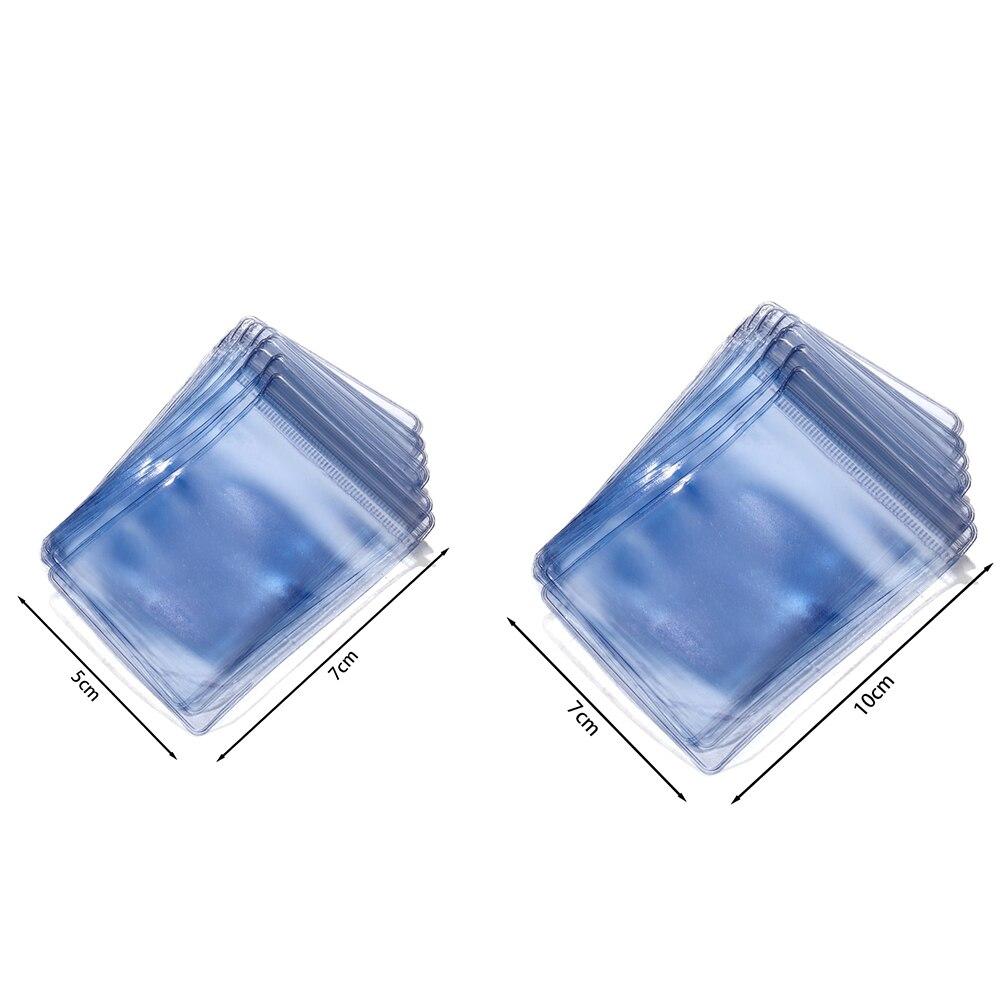 10/20/30/40/50 шт., антиокислительные ювелирные изделия, прозрачная книга для хранения, маленькая пластиковая подарочная упаковка для ювелирных изделий, сумка для ожерелья, сумка для демонстрации