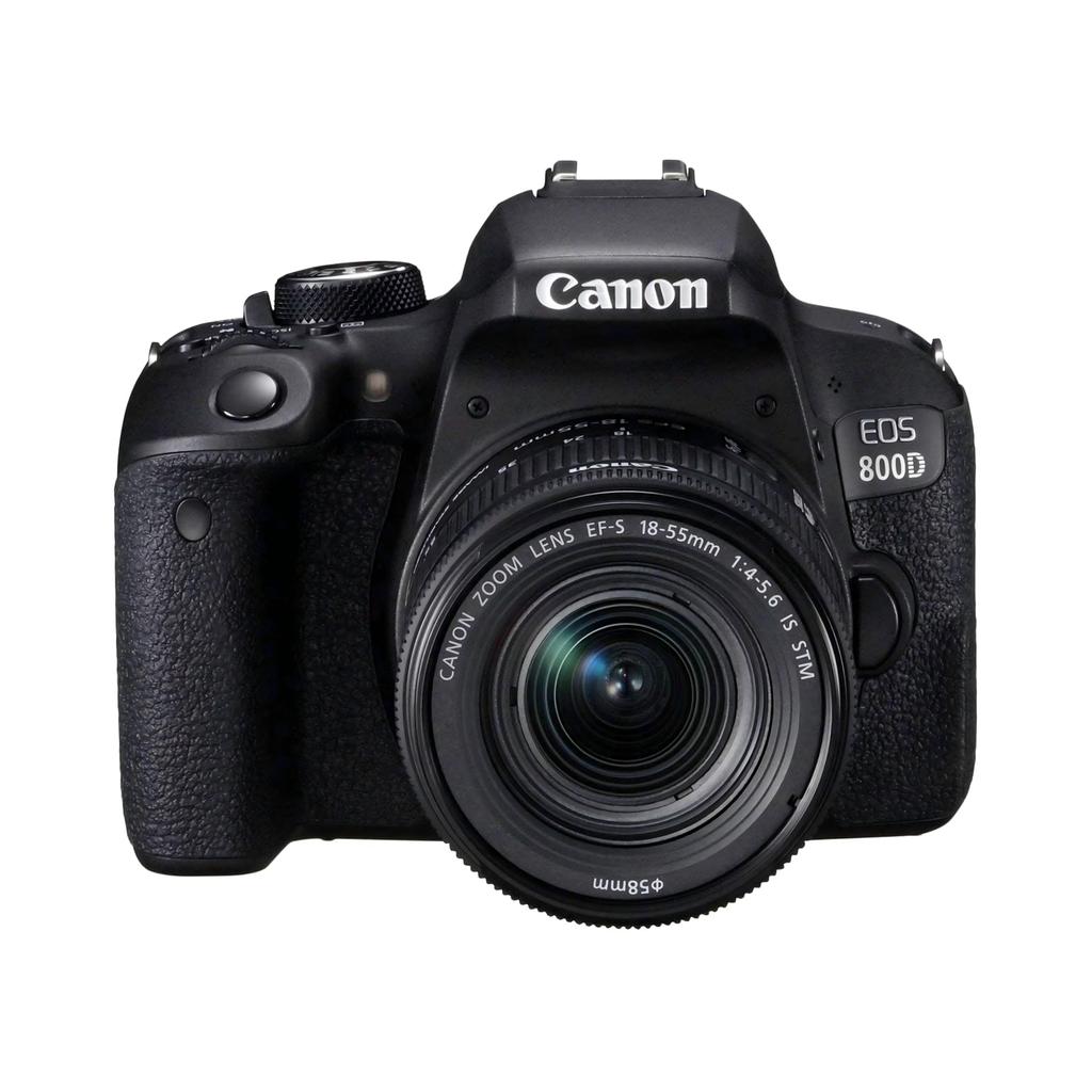 Canon EOS 800D DSLR Camera + EF-S 18-55mm F/4-5.6 IS STM Zoom Lens