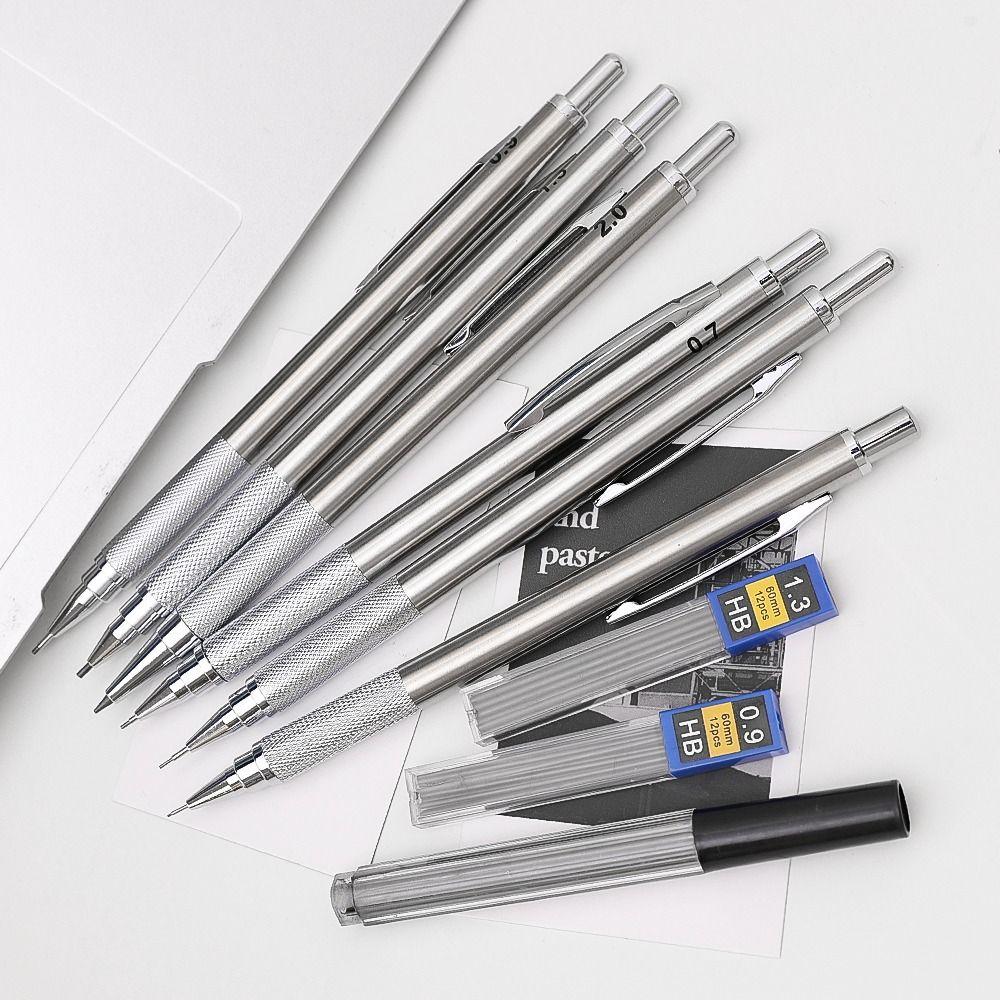 0.3/0.5/0.7/0.9/1.3/2.0/3.0MM Automatic Pencil Drawing Writing Tool Movable Pencil  Students