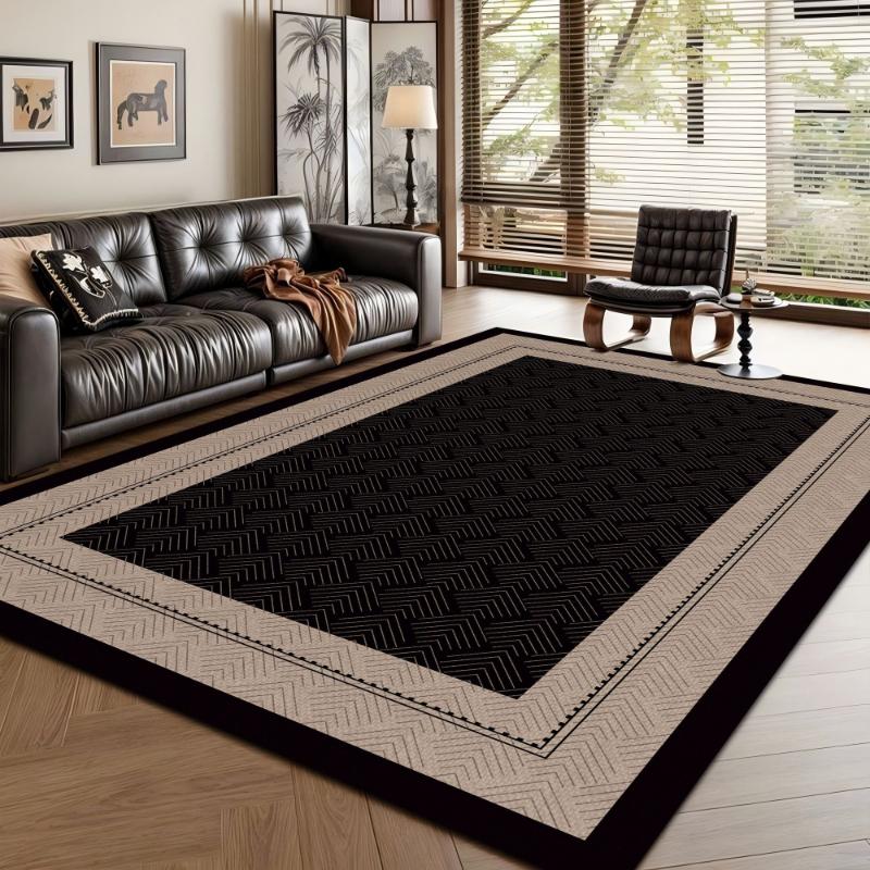 Скандинавский Простой Геометрический Кристальный Бархат Большой Ковер Коврик для Гостиной Семейный Диван Балкон Коридор Нескользящие Декоративные Ковры