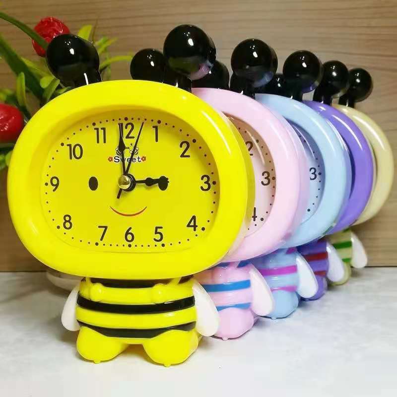 Pen Holder Alarm Clock Astronaut Student Fashion Cartoon Creative Multifunctional Bedside Lazy Person Wake Up and Quarrel Cute Clock Watch