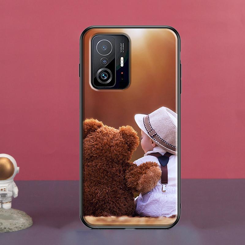 Чехол с милым медведем для POCO X5 X3 F5 Pro X4 F4 GT M5s C40 F3 для Xiaomi 13 Lite 12 11T 12T Pro 12X
