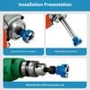 Mini Flat Grinding Head For Stones Angle Grinder Flat Grinding Disc With Extender Pebbles Bottom Deburring Cleaning Flattening