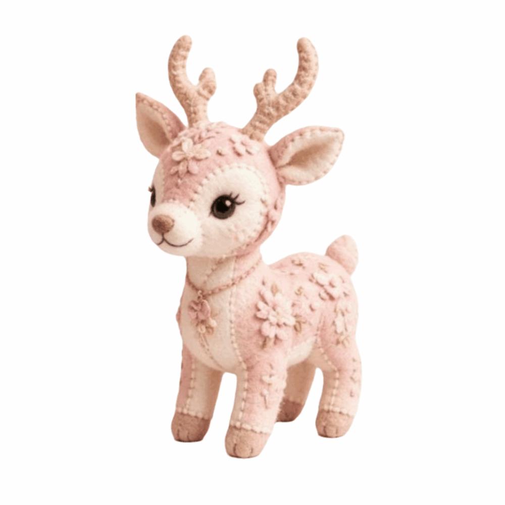 Reindeer Animals DIY Sewing Kit Sheep Material Pack Craft Kit Home Decor