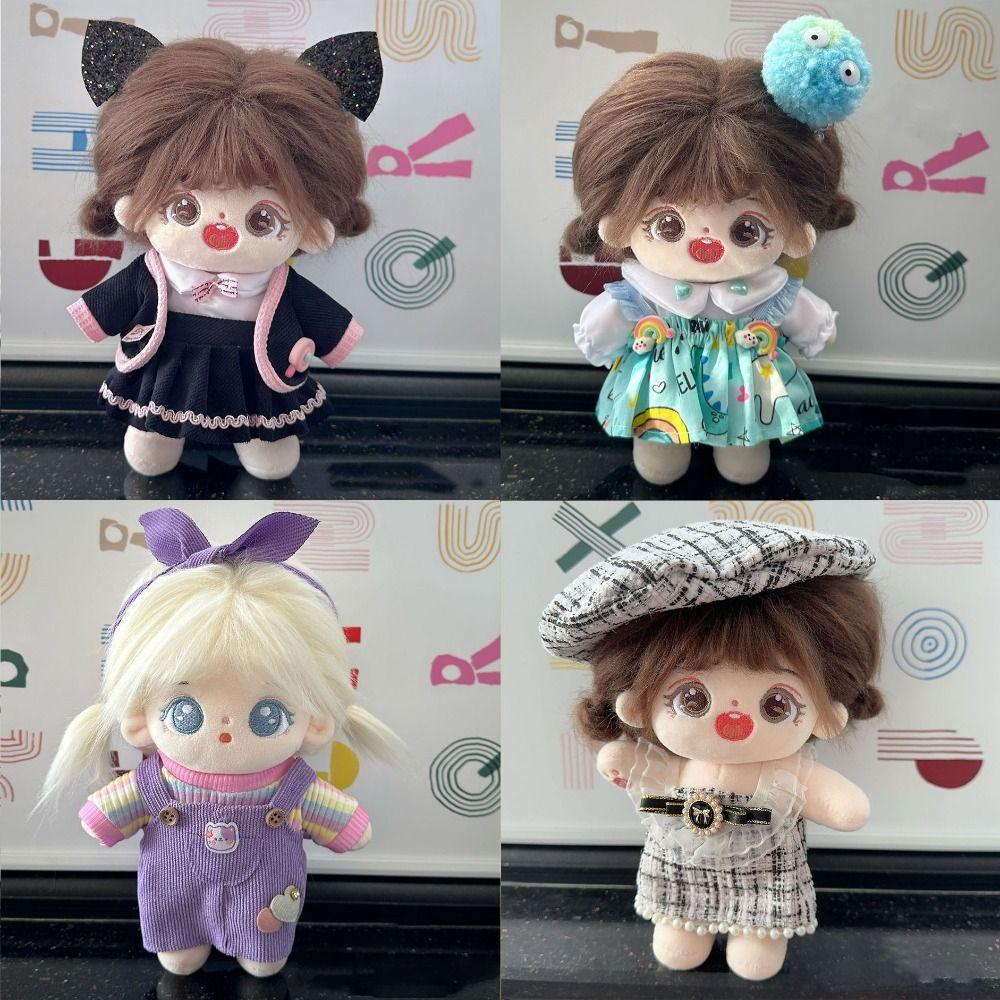 Cute Princess Dress Plush Dolls Clothes 20cm Cotton Doll/EXO Idol Dolls