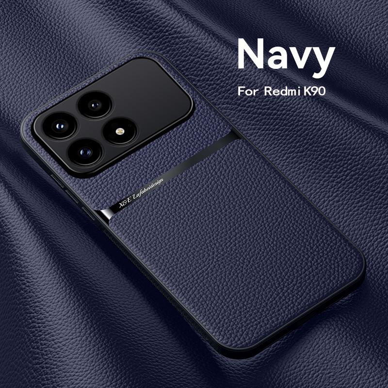 Для Mi Poco X8 X7 X6 F8 F7 F6 M8 M7 Pro F8 F7 Ultra X8Promax C81 C75 C71 Кожаный чехол-накладка с текстурой личи, ультратонкий