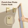 Strong Adhesive Photo Frame Hook No Drilling Picture Frame Hanger Seamless Oil Painting Mirror Picture Frame Removable Hook