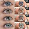New Color Natural Color Contact Lenses Blue Contact Lenses Soft Lenses Green Fashion Color Lenses Annual Gray Makeup Color Lenses 1 Pair