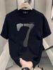 Men's High-End 2025 Summer Trendy Loose Round Neck Cotton T-Shirt