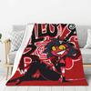 Custom Sofa Fleece Funny Cartoon Comics Tv Helluva Boss Throw Blanket Warm Flannel Blankets for Bed Car Couch Bedspreads