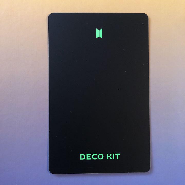 [ИСПОЛЬЗОВАННЫЙ] BTS Jimin случайная коллекционная карточка Deco Kit фотокарточка JIMIN