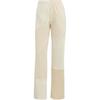 Женские повседневные брюки прямого кроя в стиле колор-блок, низ, молочно-белый IC5340