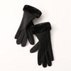 Women's Winter Warm Gloves Faux Fur Cuff Touchscreen