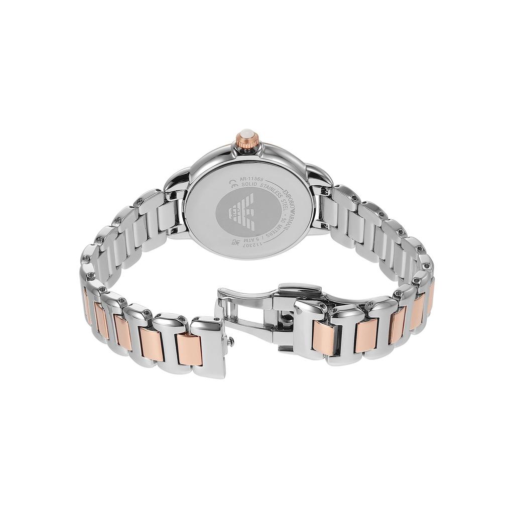 Emporio Armani Stainless Steel Watch Three-Hand Two-Tone