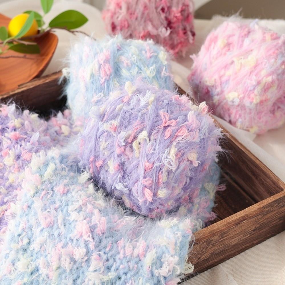 100g Bubble Yarn Soft Fluffy Texture Hand Woven Yarn New Mohair Yarn For Knitting DIY