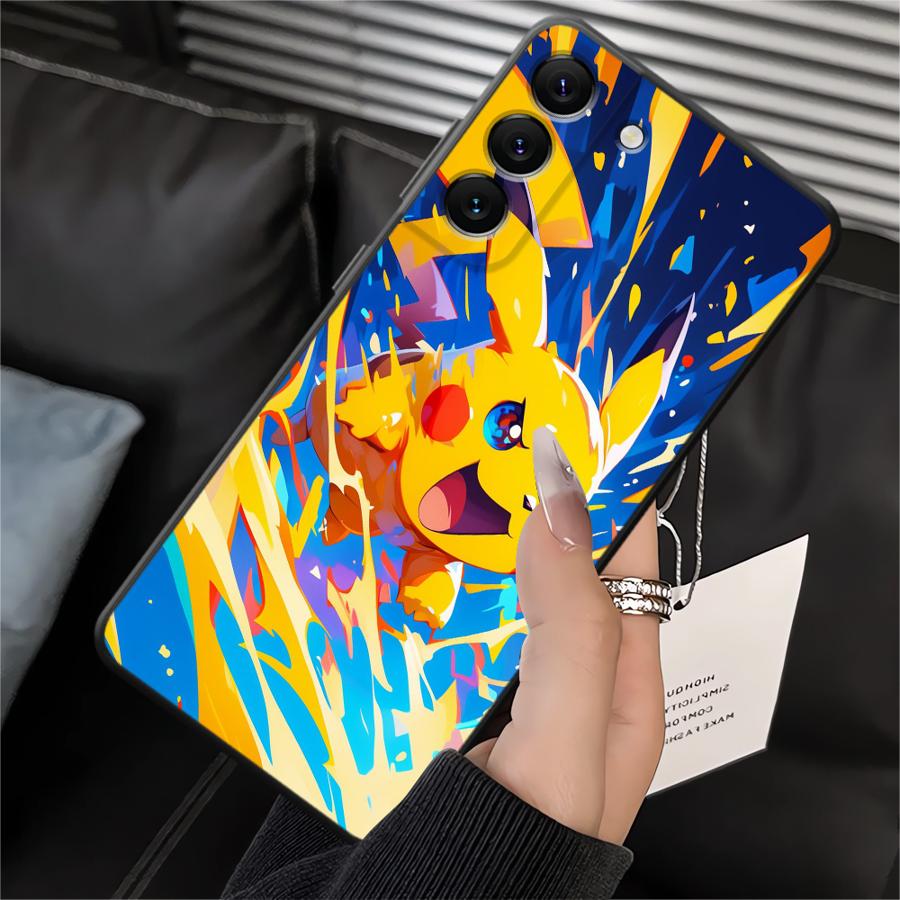 Милый чехол-футляр для телефона Pokemon Pikachu для Samsung Galaxy A05 A15 A70 A04 A06 A13 A20 A50 A17 A16 A40 A12