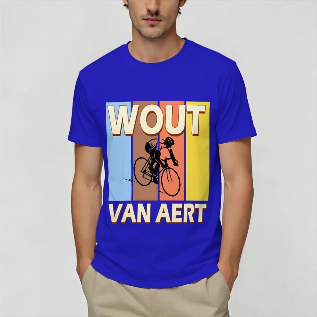 Streetwear T Shirt Summer Wout Van Aert Popular Tshirts 100 Cotton Tee Shirt For Unisex Awesome Cheap Print Short Sleeve Tops