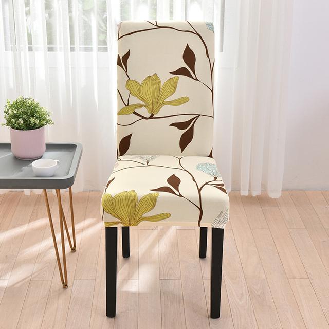 Эластичный съемный моющийся защитный чехол для обеденного стула, чехол для сиденья для столовой, церемонии, банкета, свадьбы, вечеринки, 1 шт.