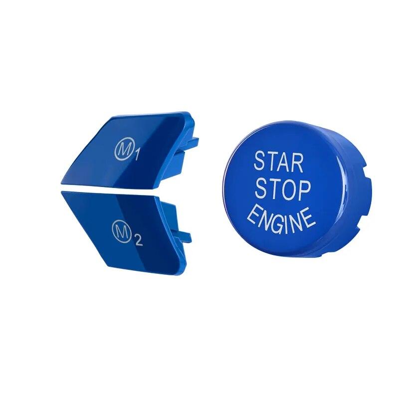 Car Steering Wheel M1 M2 Mode Button & Start Engine Switch Button For BMW M3 M4 M5 M6 X5M X6M F10 F15 F16 F30 F34 F36 M Sport