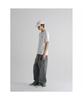 8SECONDS Wide Fit Full Elastic Cargo Denim Pants Blue