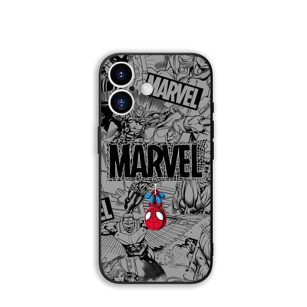 Для Apple iPhone 16 15 14 Plus 13 12 Mini 17 Pro Max + ProMax 16E Air 15+ Чехол для телефона Marvel Человек-паук Человек-паук Чехол