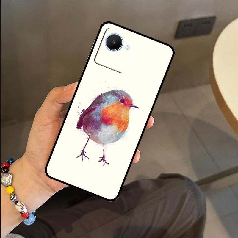 Robins Bird Case For Realme C71 C75 C55 C51 C53 C25 C63 C61 C65 C67 GT6 GT7 Pro 11 12 13 14 15 Pro Plus