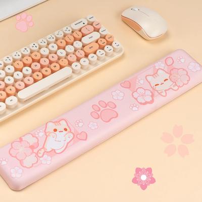 Подставка для запястья клавиатура Sakura Cat компьютерный стол аксессуары коврик игровой стол для ПК игровой комплект Mause Ped Pc Gamer Complete