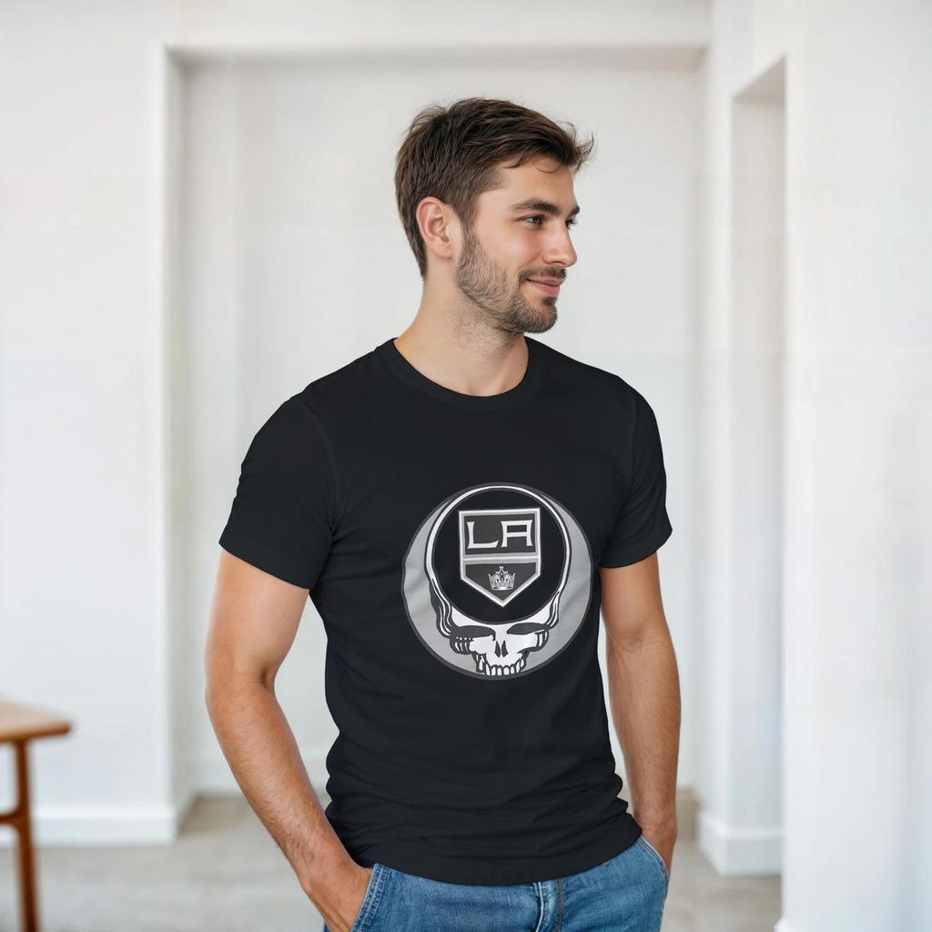 Футболка Grateful Dead Steal Your Face и детская футболка с логотипом NHL LA Kings - Хоккейная футболка в винтажном стиле